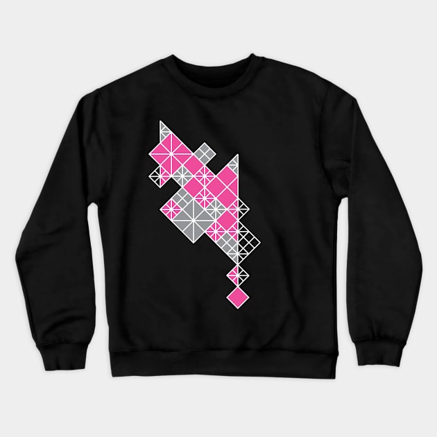 squares and triangles Crewneck Sweatshirt by AMDesigns